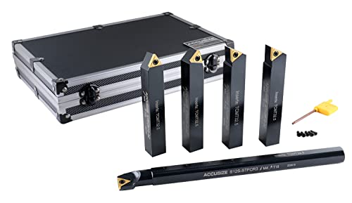 Accusize Industrial Tools Mini Indexable Turning Tool Boring, 3/4 in - size: 3/4 in.