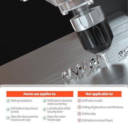 HUHAO TCT Hole Saw Kit 1-3/16"(30mm),Heavy Duty Tungsten Carbide Tipped Hole Drill Bit with Titanium-Plated Pilot Drill bit,Tipped Hole Cutters for Hard Metal,Alloy,Stainless Steel,Plastic,Iron - size: 1-3/16"(30mm)