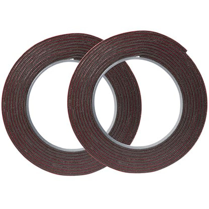 3M Auto Exterior Attachment Tape, 1/4 in x 5 ft, Heavy Duty Double-Sided Automotive Tape for Car Trim, Moldings, Emblems, and Badges (Pack of 2, 38582) - size: 1/4 inch x 5ft (2 Packs)