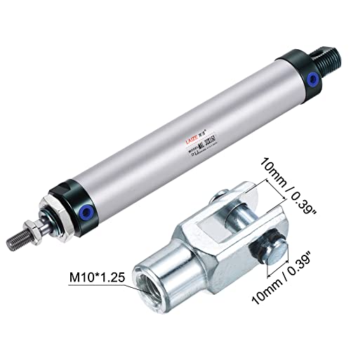 MECCANIXITY Pneumatic Air Cylinder MAL32X150 32mm Bore 150mm Stroke - size: 32X150 mm