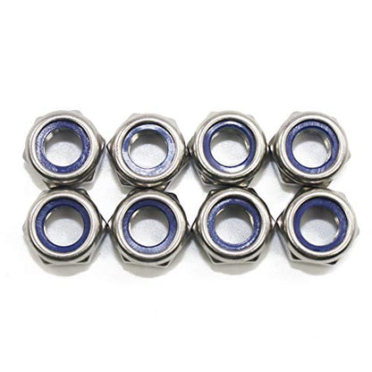 Fullerkreg M12x1.75mm Self-Locking Nylon Insert Hex Lock Nuts - size: M12 14Pcs