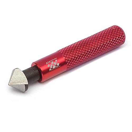 AFA Tooling 90-Degree Countersink Hand Reamer, HRC64 HSS, Knurled Handle - style: Countersink Reamer