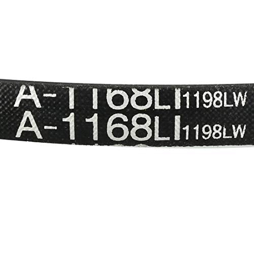 uxcell A1168 V-Belts 1168mm Inner Girth 13mm Top Width 8mm Thickness A-Section Rubber Drive Transmission Belt - size: 1168mm