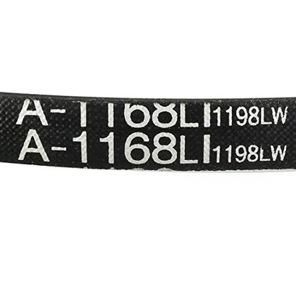 uxcell A1168 V-Belts 1168mm Inner Girth 13mm Top Width 8mm Thickness A-Section Rubber Drive Transmission Belt - size: 1168mm
