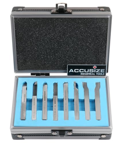 Accusize Industrial Tools HSS Tool Bit Pre-Ground, 1/4 in, 2662-2001 - size: 1/4 in