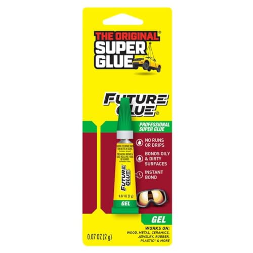 Pacer Tech SGM22-12 Original Super Glue Future Glue Gel Instantly Bonds Metal, Rubber, Most Plastics, Aluminum, Ceramics, China, Wood, Leather, Pottery - size: 1 Pack, style: GEL