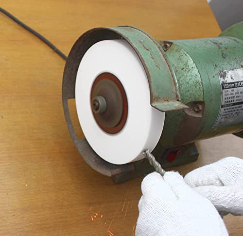 7-Inch 100-Grit Bench Grinding Wheel Chrome Corundum - size: 100#