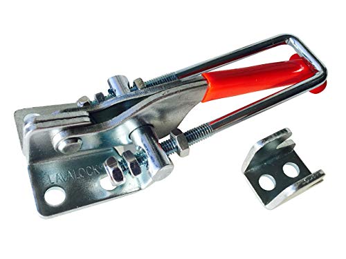 Smoker Toggle PULL Latch, BBQ smoker lid clamp. Flat mount PULL (1)