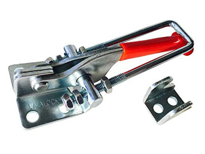 Smoker Toggle PULL Latch, BBQ smoker lid clamp. Flat mount PULL (1)