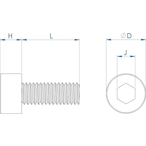 Fullerkreg M3 x 8mm Socket Head Cap Screws - size: M3 x 8mm