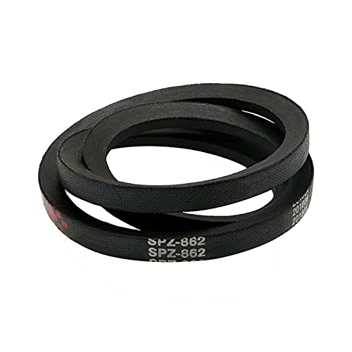 Othmro SPZ1362 Drive V Belt Inner Girth Industrial Power Rubber Transmission Belt Mower Belt Drive for Replacement Upper Transmission Triangle Rubber Lawn Industry Deck :1362mm/53.62"1Pcs - size: SPZ1362