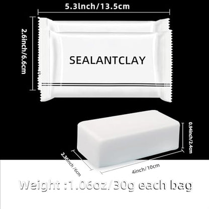 20Pack Waterproof Duct Seal Clay for Wall Hole Repair Quick Mending Putty - - size: 20 pieces of clay