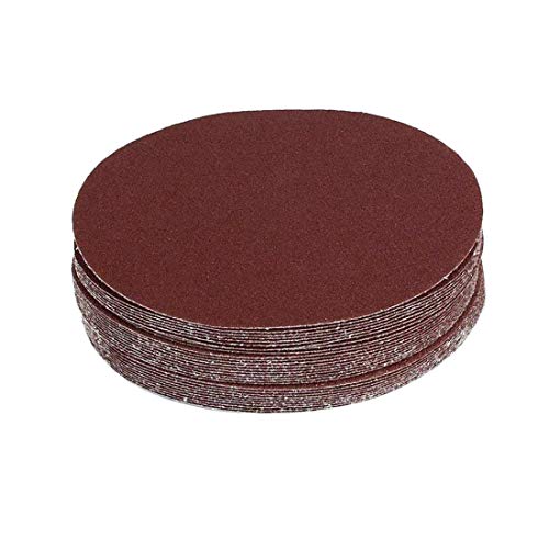 Biaungdo 7-Inch Sandpapers Sand Discs, 60 Grit, 30 Pcs - style: 30 Pcs 7 Inch 60 Grit