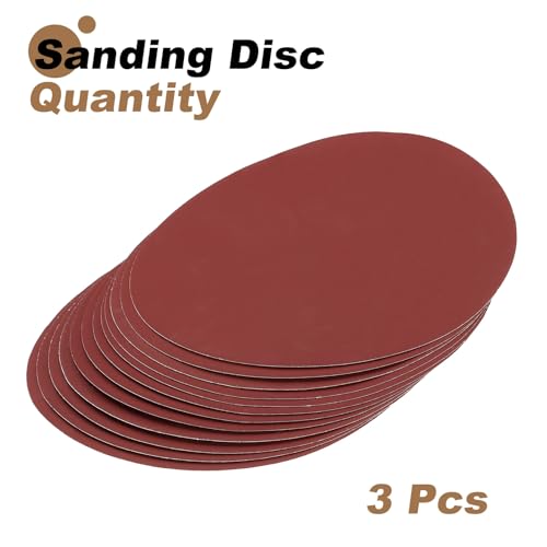 uxcell 12pcs 10-Inch PSA Sanding Discs, 1000 Grits Aluminum Oxide Self Adhesive Stick Back Sandpapers, No-Hole Round Wet/Dry Sander Papers, Sand Auto Car Paint, Wood, Metal - size: 1000 Grits