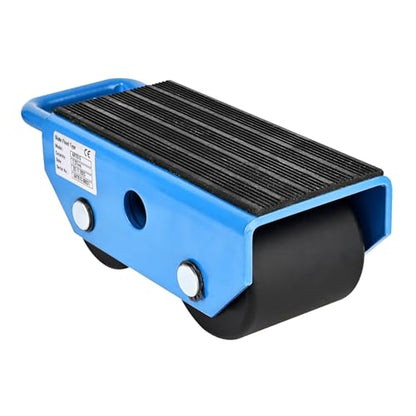 Fixed Machinery Skates for Machine Moving 5500 lbs, 2 Nylon Rollers