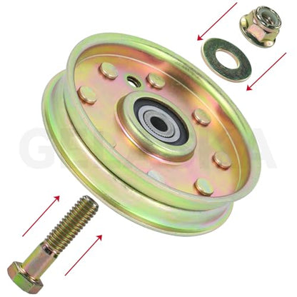 GELASKA 2Pack 756-1229 Idler Pulley for Cub Cadet RZT 50 RZT 42 RZT22 RZT17 - color: A13 2x756-1229