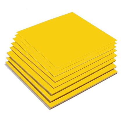 JAXU CWN 'ART 2 Pcs 3240 Fiberglass Sheet Epoxy Resin Insulating Board DIY Electrical Engraving Cutting 300 x 300 x 1.5mm, Yellow