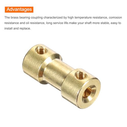 MECCANIXITY 4pcs 2mm to 3mm Shaft Coupling Joint Connector Flexible Motor
