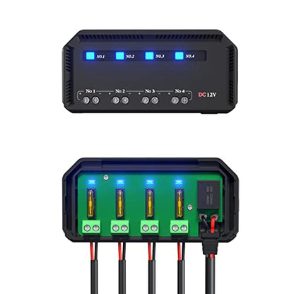 12v Fuse Block, Motorcycle Fuse Box 20A Low Profile Terminal Block