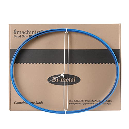 Imachinist S13734812 137" L, 3/4" W, 8/12 TPI Bi-Metal Bandsaw Blades Metal - size: 8/12TPI