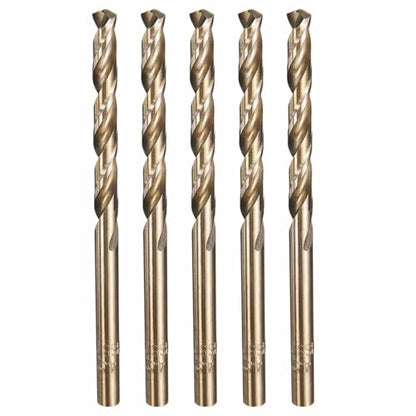 5pcs Drill Bit 4.2mm Diameter M35 5% Cobalt HSS for Metal - size: 4.2mm