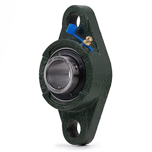 XIKE 2 Pcs UCFL205-16 Bore 1" Pillow Block Flange Mounted Ball Bearings. - size: UCFL205-16 Bore 1"