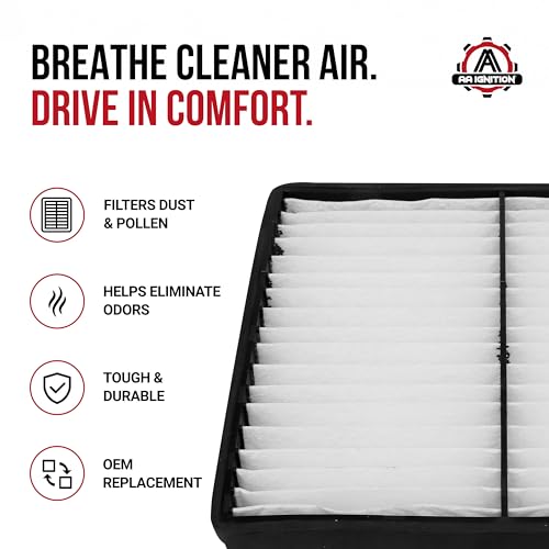Cabin Air Filter Retrofit Kit - Compatible with Chevy, Cadillac and GMC Vehicles - Silverado, Sierra, Yukon, Tahoe, Suburban, Avalanche, Escalade - Replaces 259-200, 22759203, 103948, 22759208