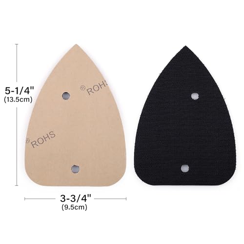 LotFancy Detail Sander Replacement Backing Pad # 577044-01, Pack of 8, for Black & Decker Mouse Sander MS500 - size: 8PCS
