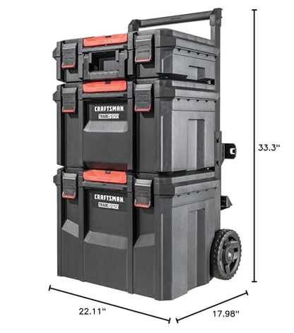 CRAFTSMAN VERSASTACK XL Rolling Tower Tool Storage System, 4 piece (CMST60420)