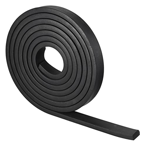 uxcell EPDM Rubber Foam Sheet Strips 3/8" T x 0.39" W x 118" L, Neoprene Rubber Sheet Rolls for DIY Gasket, Sealing Padding, Reduce Vibration Mat - size: 3/8"T x 0.39"W x 118"L