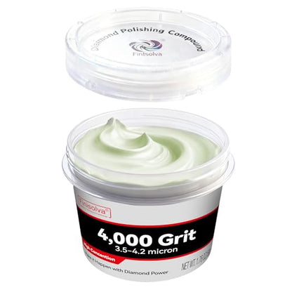 Diamond Paste Polishing Compound for Fine Lapping, 4,000 Grit, 50 G/1.76 Oz - size: 4,000Grit, style: 1.78 oz (50g)