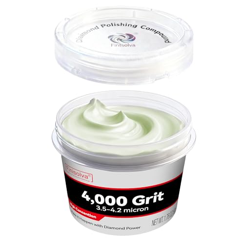 Diamond Paste Polishing Compound for Fine Lapping, 4,000 Grit, 50 G/1.76 Oz - size: 4,000Grit, style: 1.78 oz (50g)