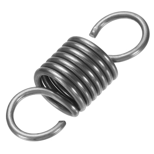 PATIKIL Extension Spring, 1pcs Wire Diameter 0.1", OD 0.8", Free Length 2.4" Spring Steel Dual Hook Tension Springs for Lawn Tractor Home Repairs DIY, Grey - size: 2.5*20*60mm