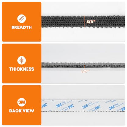Stanbroil Stove Gasket Tape, 5/8" Width, 1/8" Thick, 72" Length - size: 5/8" Wide - 1/8" Thick
