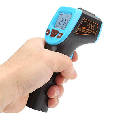 Infrared Thermometer, Temperature Gun Strict Quality Control for Hot Engine Parts(Blue)