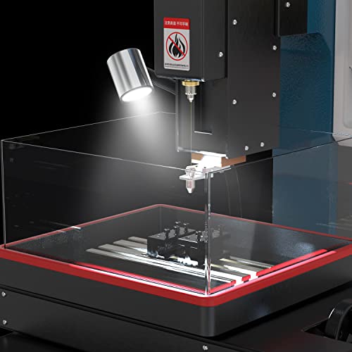 Led Machine Work Light, IP65 Water Proof Flexible Gooseneck Lamp 900 Lumens 120 Volt for Lathe Milling Drill Press Industrial Lighting, Install With Screws - size: Install with Screws