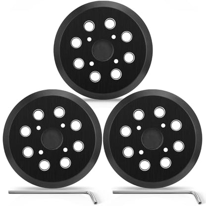 Orbital Sander Pad Replacement for Milwaukee, 3 Pack - style: Plastic Pad 3 PACK