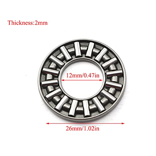 2 Sets Thrust Needle Roller Bearings AXK1226 Thrust Needle Roller Bearing with Washers - size: AXK1226