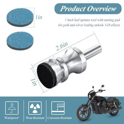 1 Inch Leaf Spinner Tool Fit for Cars, Motorcycles, Guitars & Art Projects - color: 1 Inch Leaf Spinner Tool