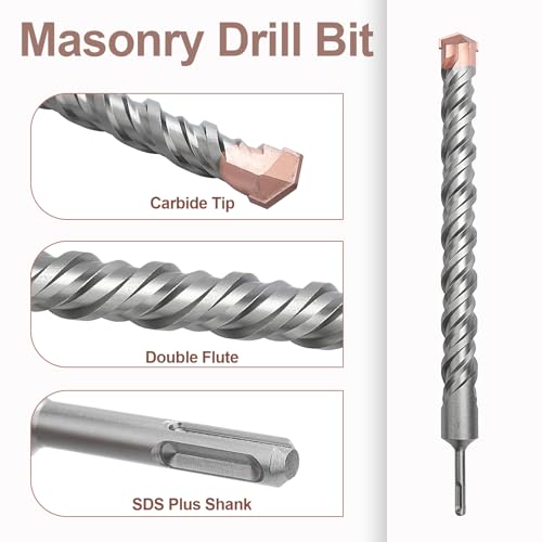 1-3/16" x 39.3" (30 x1000mm) SDS Plus Masonry Drill Bit, Rotary Hammer Bit - size: 1-3/16 inch ( 30mm ), style: 39.3 inch / 1000mm Length
