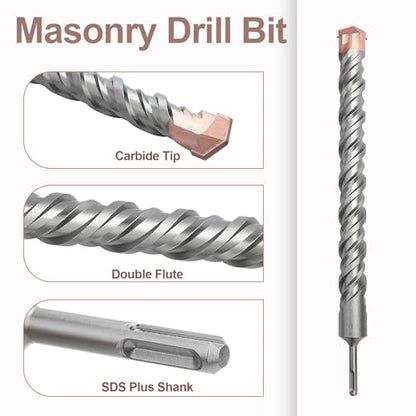 1-3/16" x 39.3" (30 x1000mm) SDS Plus Masonry Drill Bit, Rotary Hammer Bit - size: 1-3/16 inch ( 30mm ), style: 39.3 inch / 1000mm Length