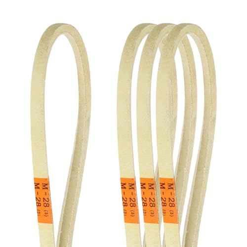 uxcell 4Pcs M28 Industrial Sewing Machine Belt 27.3" Outer Girth, Rubber - size: M28