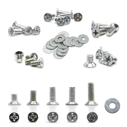 Kado Monitor Mounting Hardware Kit Set 30pcs Assorted M4 Screws Flat Head