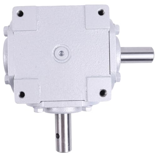 40 HP Right Angle Bevel Gearbox 19455-SR-KW-PH-GR & Keyed Shaft CW/CW 1:1