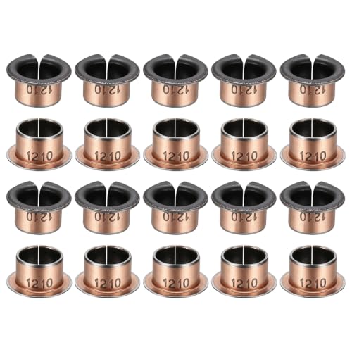uxcell 40Pcs Flanged Sleeve Bearing, 12mm Bore x 14mm OD x 10mm Length - size: 12×14×10mm