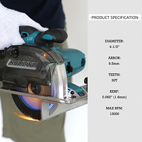 Metal Cutting Mini Circular Saw Blade 4-1/2"(115mm)-30T. - size: 4-1/2"(115mm) 30T