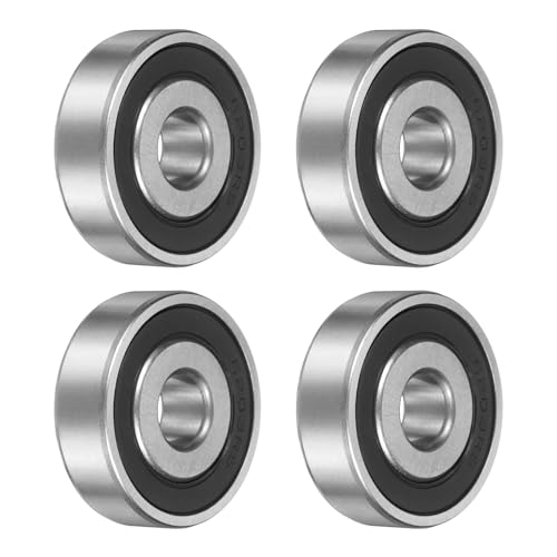 uxcell 4Pcs 124012-2RS Non-Standard Ball Bearings 12mm ID x40mm OD x12mm T - size: 124012-2RS