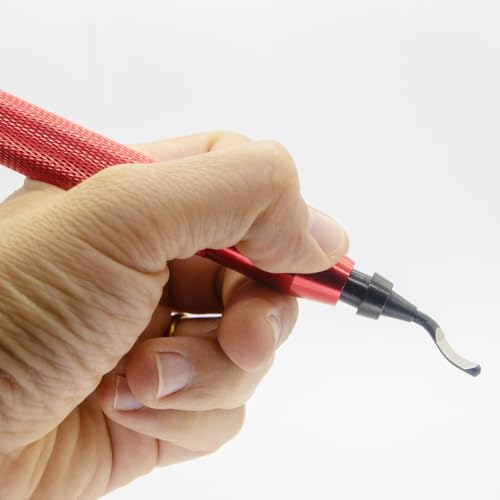 Deburring Tool Set RB3000 with 11 High Speed Steel Swivel Blades, 360 Degree Rotary Head for Metal, Resin, Aluminum, Copper, Plastic, 3D Printing, Brass, PVC Pipes - Ideal for Plumbing - Burr Removal - size: RB3000
