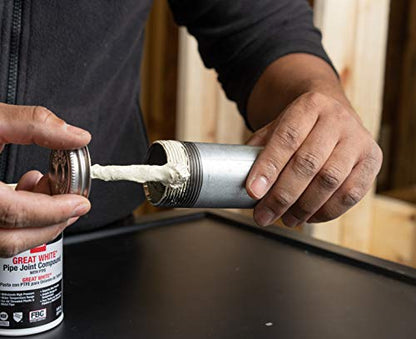 Oatey 31231 Pipe Joint Compound with PTFE with Brush, 8 fl.Ounce