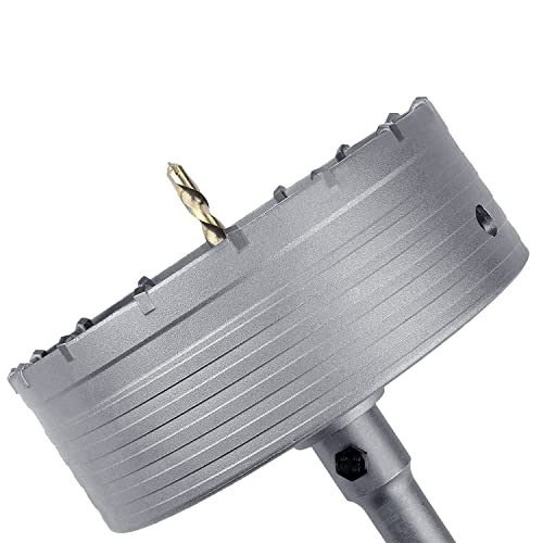 150mm (5.9") Concrete Hole Saw with 220mm SDS Plus Shank Rod - style: 150mm ( 5.9 inch )